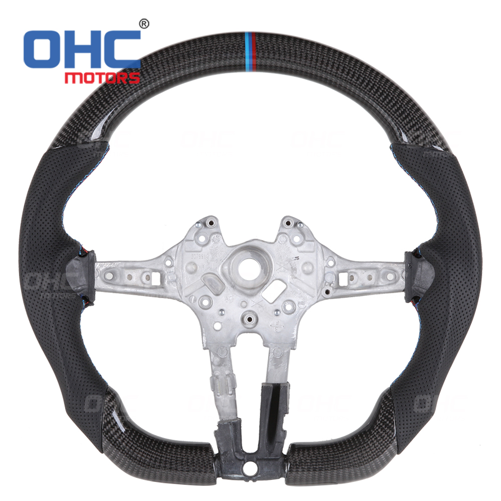 Рулевое колесо из углеродного волокна, совместимо с BMW F30, F35, F80, F15, F16, F25, M2, M3, M4