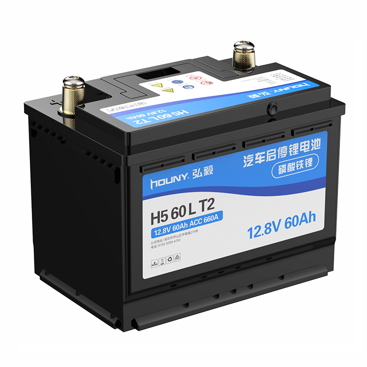 Houny 660CCA lifepo4 литиевый китайский автомобильный стартовый аккумулятор 12V 60Ah литий-железо фосфат аккумулятор