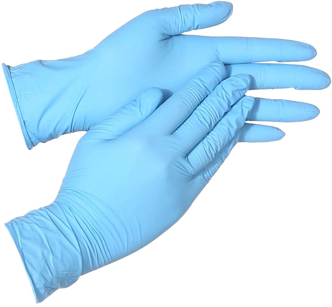 Dental Disposable Nitrile Powder Free Examination Gloves Blue