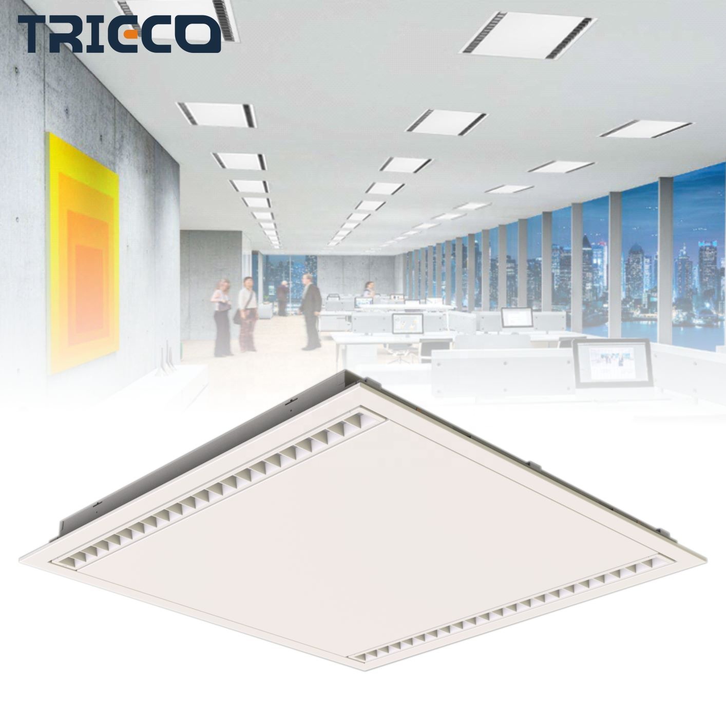 TRIECO High Quality Factory Cheap Price 5-Year Warranty Led Panel Light Grid Light