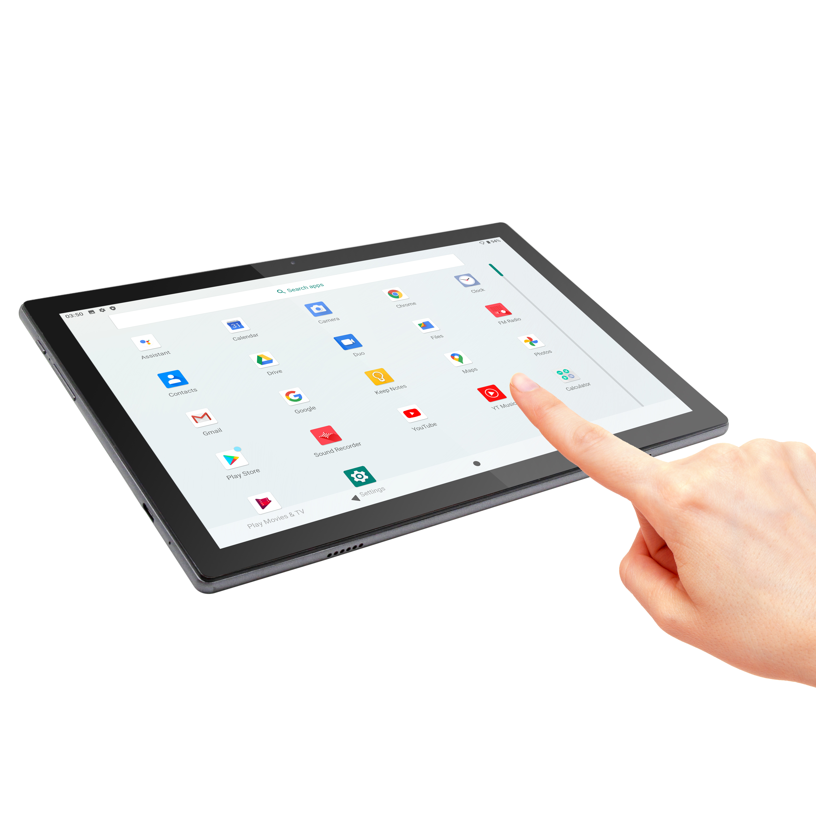 Topjoy Oem 10 10,1 дюймов Умный прочный планшетный ПК Android 10,0 сенсорный экран 4g водонепроницаемый цифровой образовательный планшет