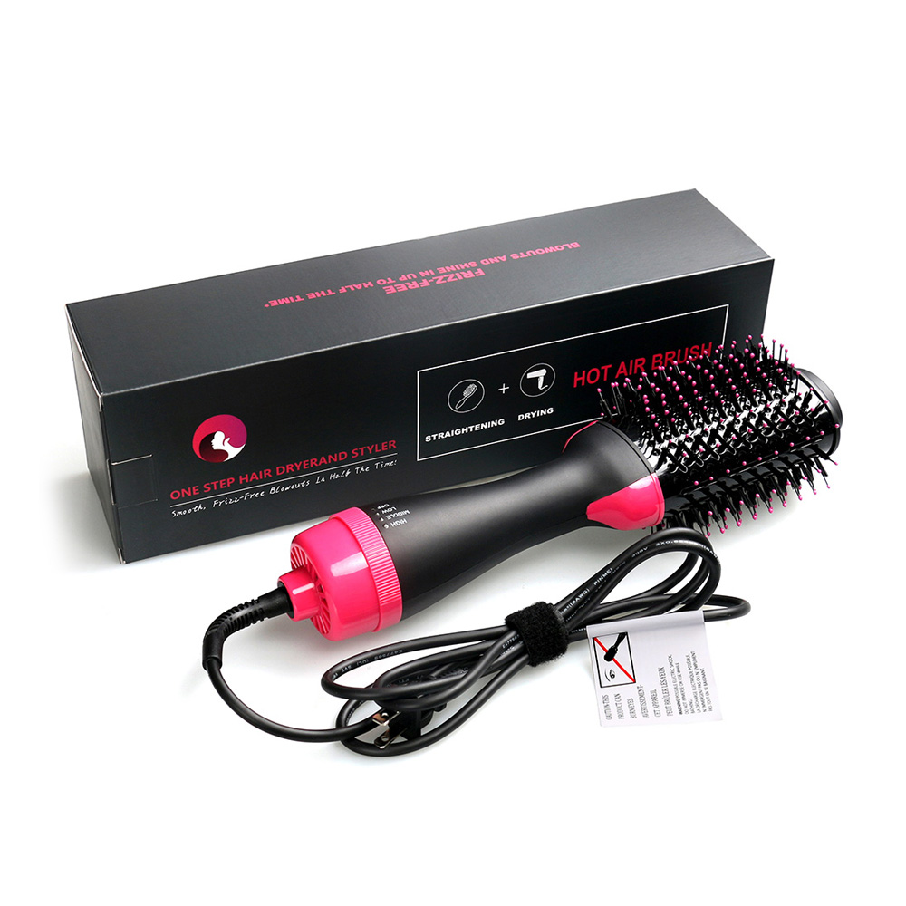 Hair Dryer Brush  Hot Air Brush One Step Hair Dryer 3 in 1 Perfect Hot Air Brush for Women 3 in 1 hair straightener and curling