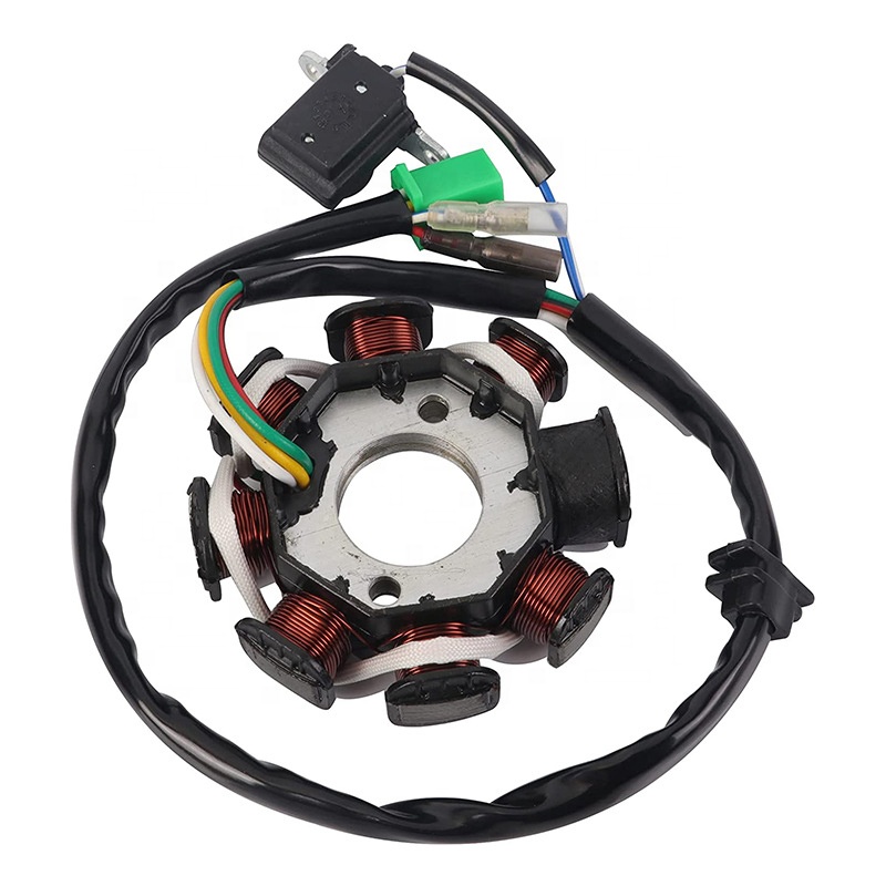 Катушка статора мотоцикла для GY6 125cc 150cc ATV катушка зажигания 5-проводной DC 8-полюсный Магнитный мотор статора