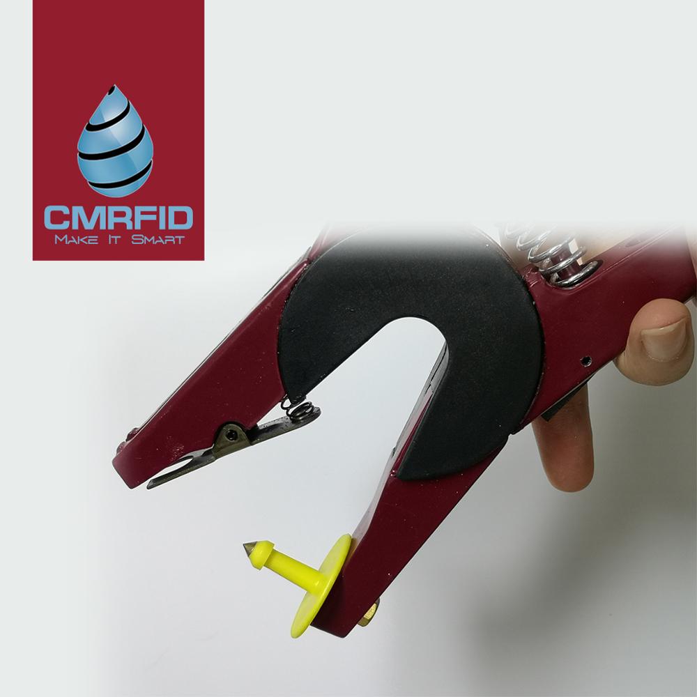Cmrfid Ушная бирка для животных плоскогубцы из нержавеющей стали металлическая брошь с животным, аппликатор бирки Ушная бирка для крупного рогатого скота плоскогубцы