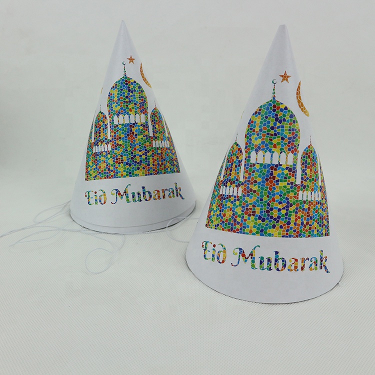 Custom Size and Printing Happy New Year Paper Party hat for children