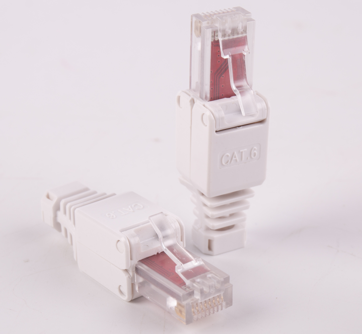 Заводской Cat6 UTP Male 8p8c rj45 безинструментальный модульный разъем