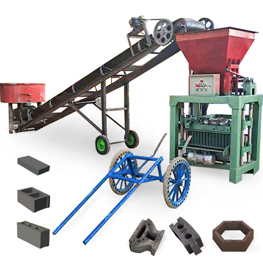 fly ash block brick making machine Cement Semi Automatic Cement Block Making Machine brick making machine price in nigeria