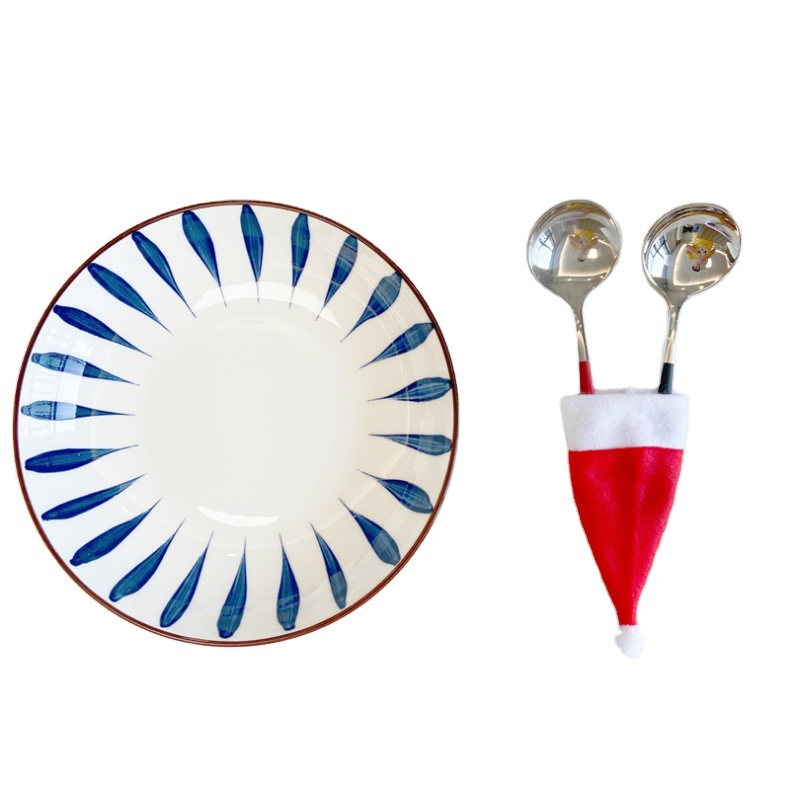 Christmas decorations Christmas Mini brushed hat knife and fork cover Christmas table decoration