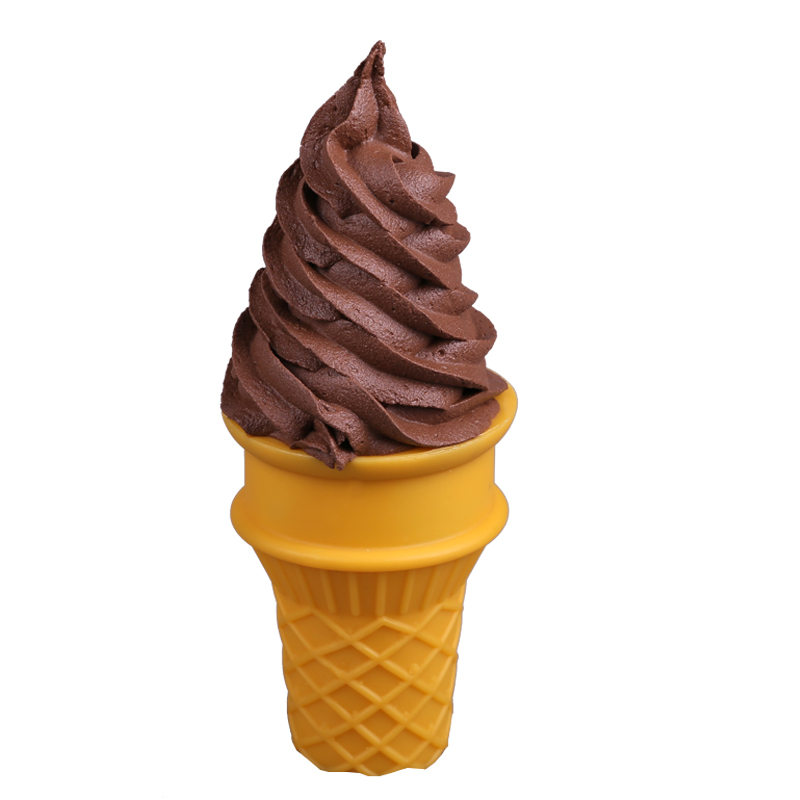Simulated ice cream model Fake fruit ice cream Pu food cone Freezer shooting props Window decoration display toys