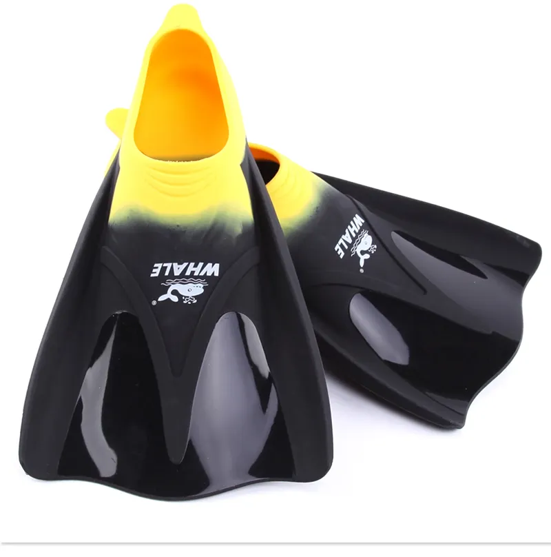100% Silicone Snorkeling Fins Short Floating Training Swimming Fins Custom
