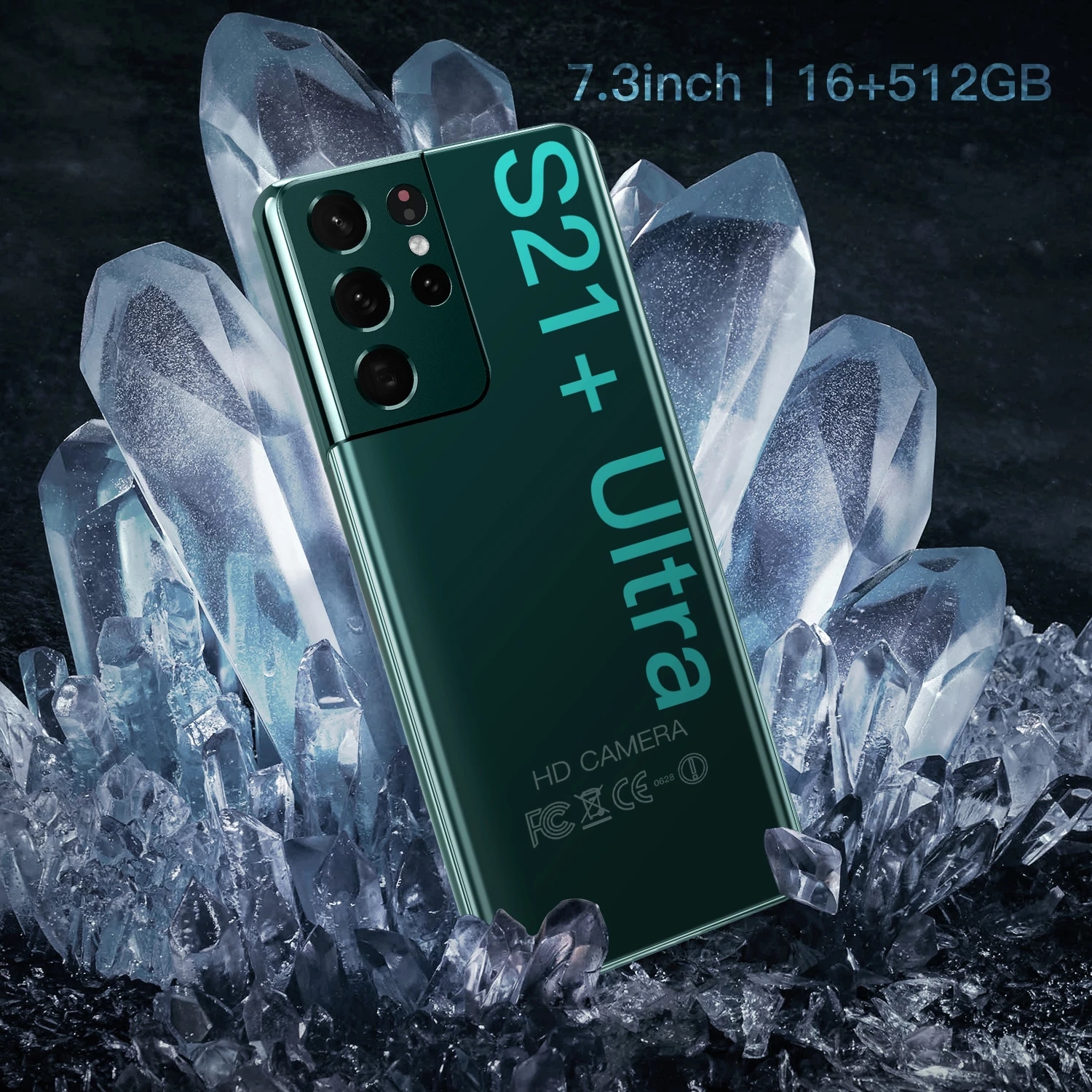 Глобальная версия S21 + Uitra 7,3 дюймовый смартфон 16G + 512G ROM 6800mAh аккумулятор большой емкости андроид полный дисплей с двумя sim-картами 4G/5G телефонными звонками
