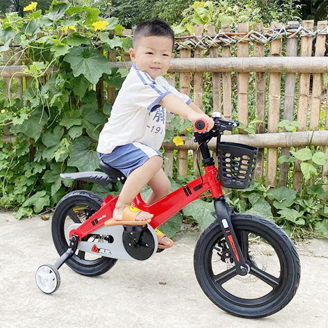 Fashion cheapest customized popular cool design 14 16 inch Magnesium alloy integrated kids bikes