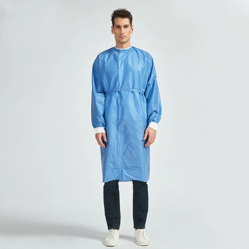 Best Selling AAMI Level 2 LEVEL 3 hospital Sterile Disposable Surgical Gown Patient Gowns for Hospital Woven