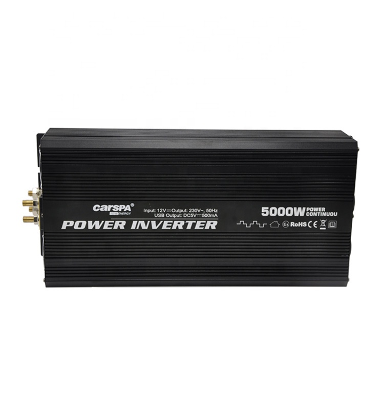 Инвертор постоянного тока в переменный 5000W 24V Автомобильный инвертирующий усилитель мощности устройство защиты от перенапряжения питания 10000W-CAR5KU