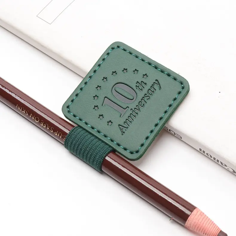 2022 new design pen loop holder upgraded Leather Pen Holders for Notebooks, Adhesive Pen Elastic Loop for Journals, Calendars