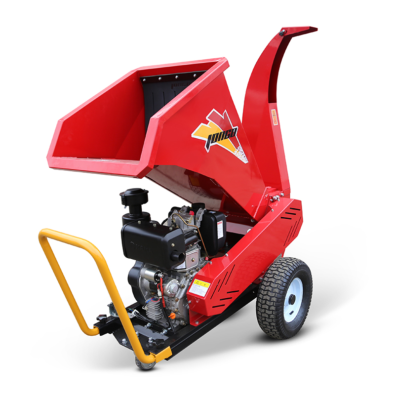 TUV CE 4 inch diesel engine ATV Wood Shredder Chippers