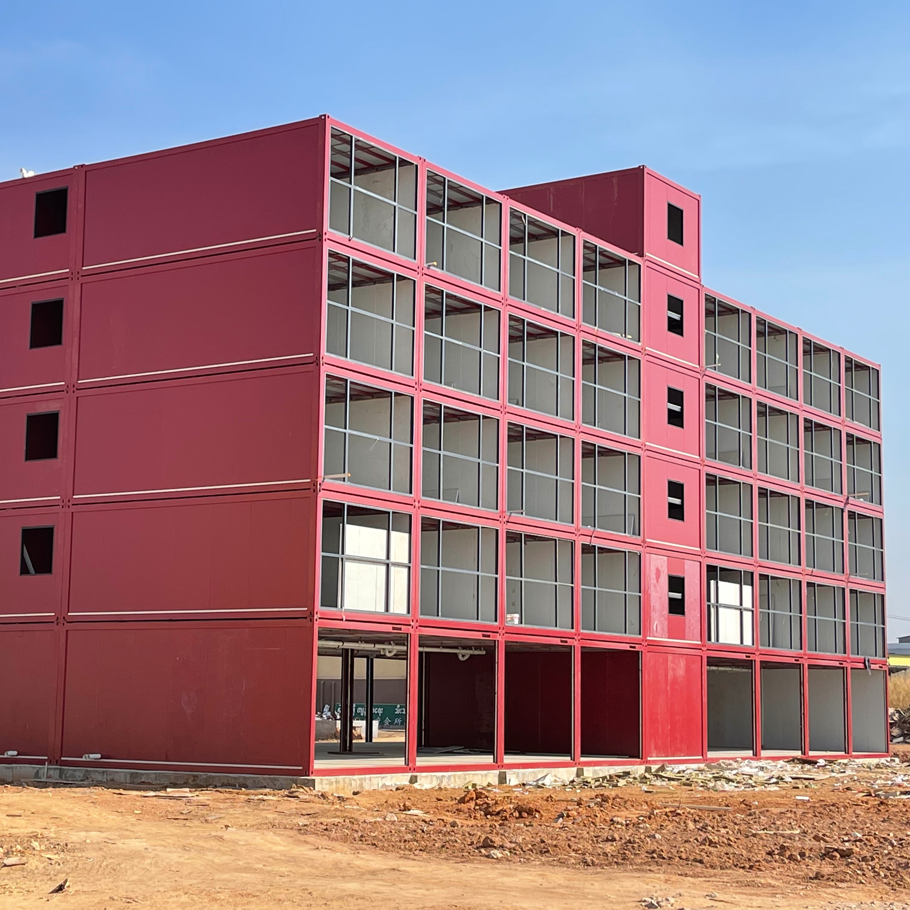 Export Brilliant flat pack container house office prefabricated homes Seattle design hot sale in 2021