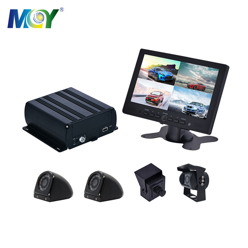 Сверхмощный Автомобиль Грузовик Автобус CCTV система мониторинга с ЖК-монитором и камерами