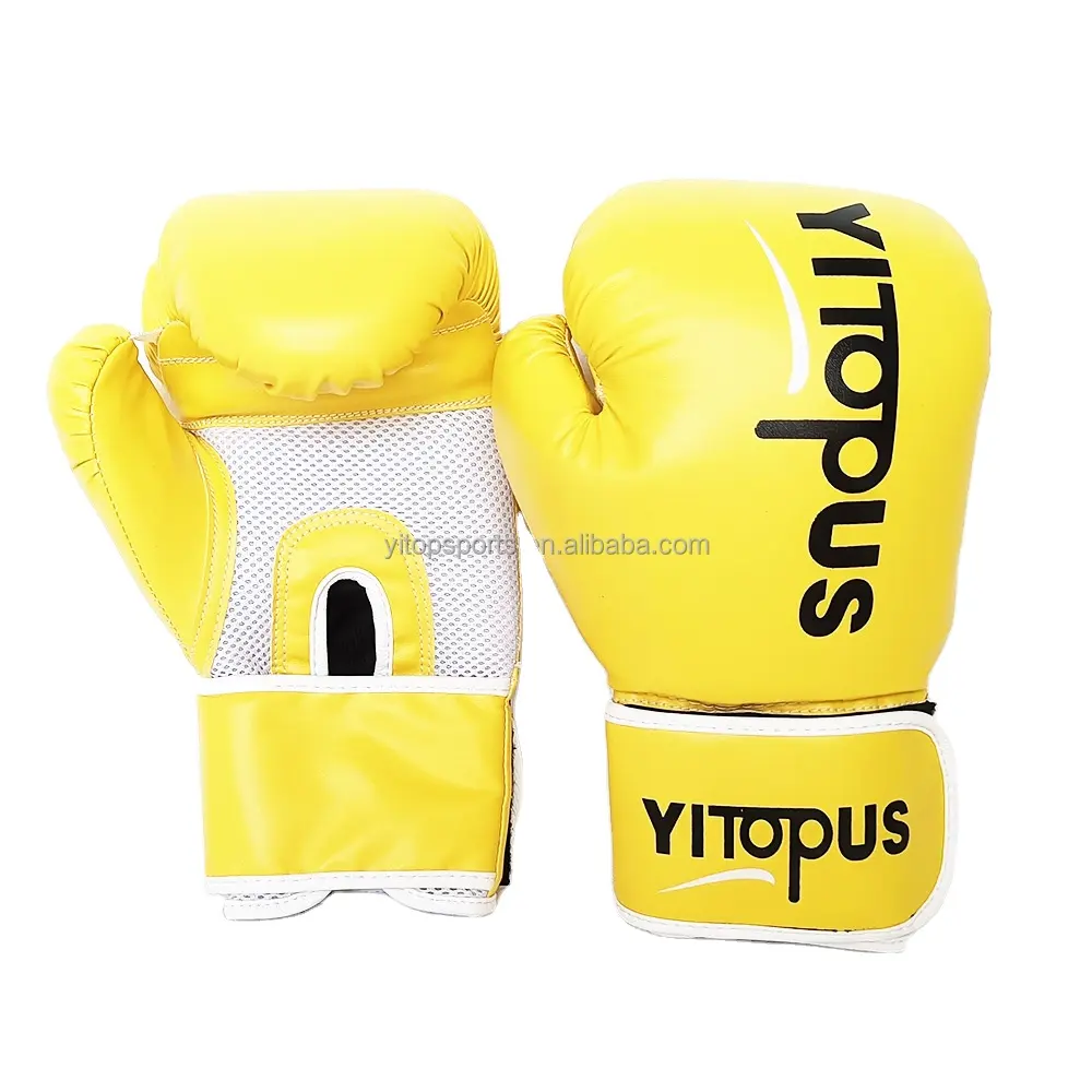 Top quality fighting boxing gloves custom logo training boxing gloves