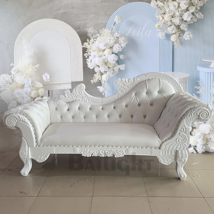 Роскошный двухместный Chaises Mariage Королевский король и королева трон диван-кровать