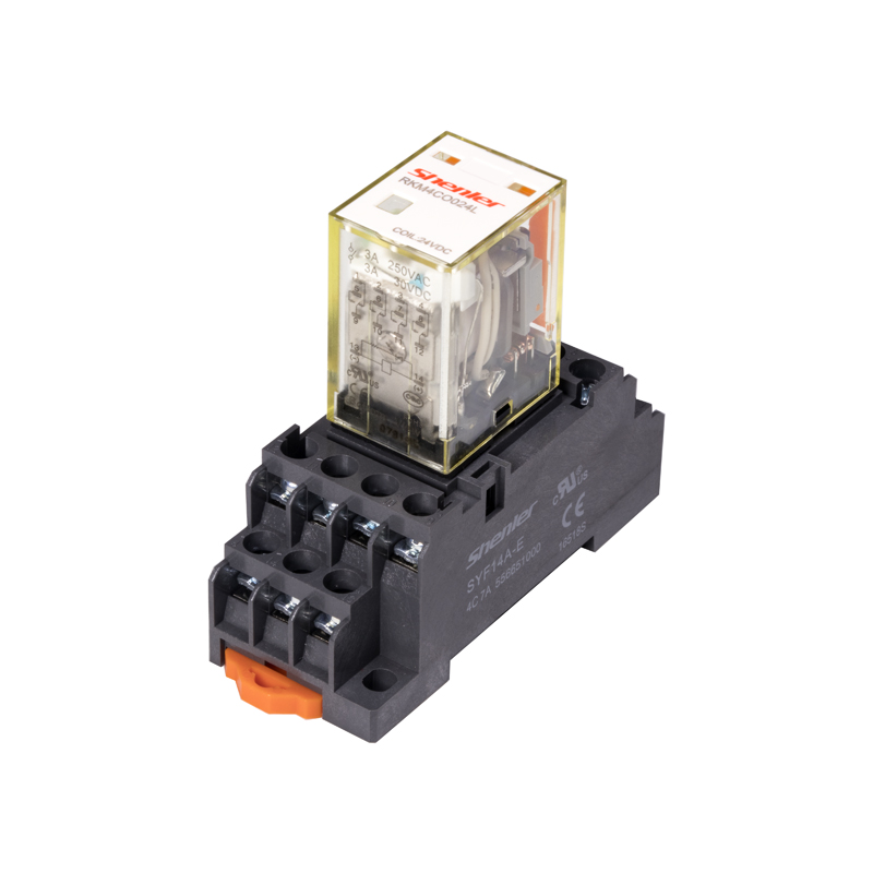 Shenler RKM4CO012L+SYF14A-E miniature power relay voltage triggered relay 250vac 5a ve-r02 5a /220vc song chuan relay v23234