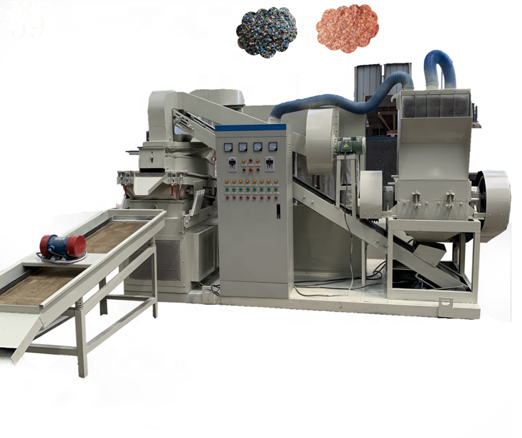 Hot sale fiber submersible scrap copper wire xlpe cable recycling granules making machine with gel machine