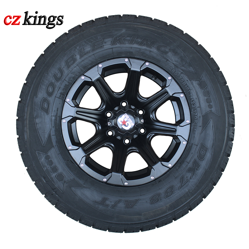 Двойной король бренд завод поставщик 265/75R16LT трейлер шины с алюминиевым колесом