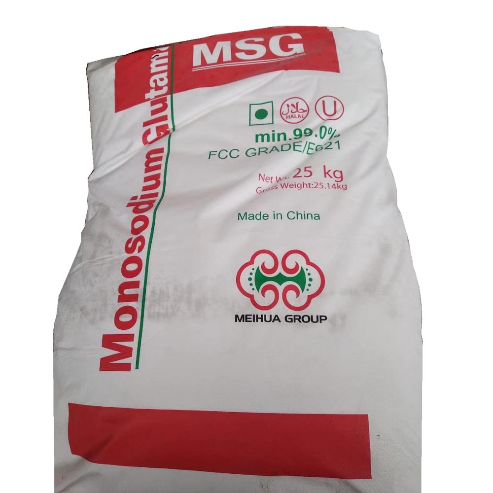 Надежное качество и хорошая цена, моно-глутамат натрия MSG 99% Meihua Brand 30-120 Mesh