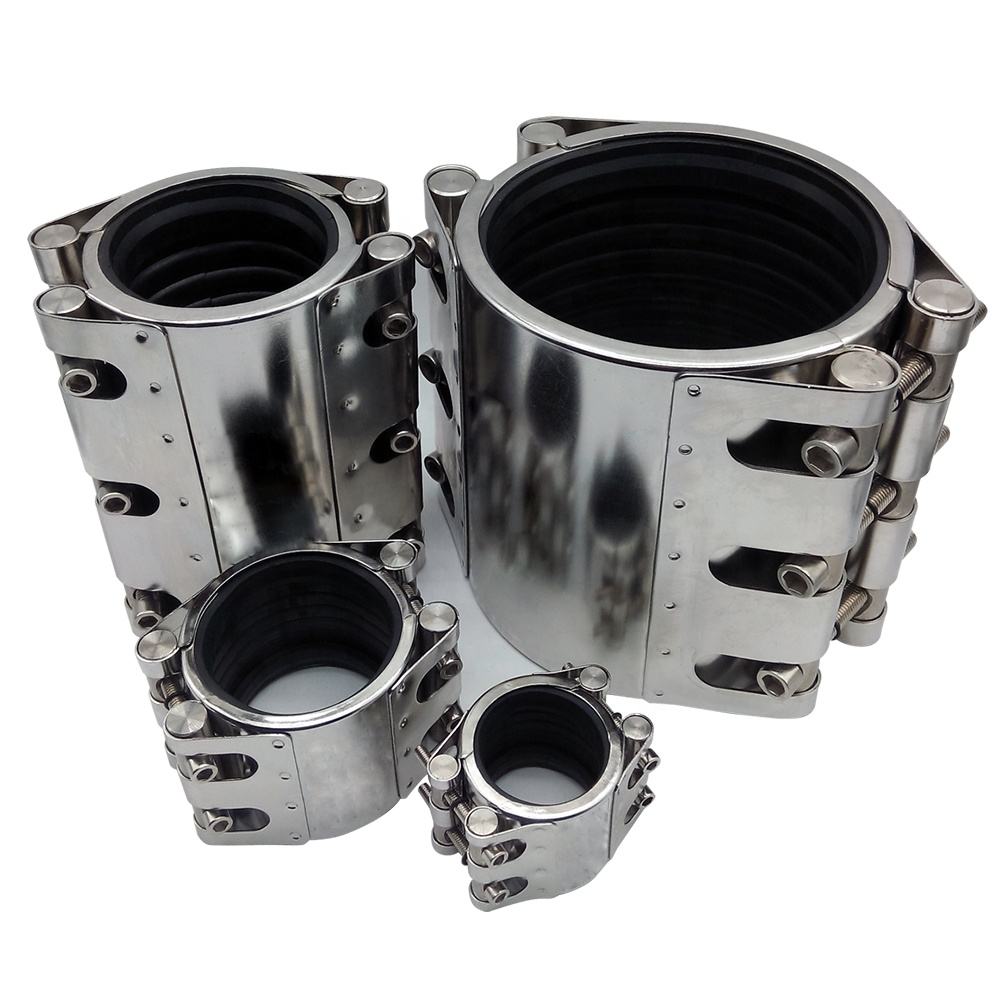 2024 stainless steel universal Haff joint universal half pipe fittings are made of stainless steel