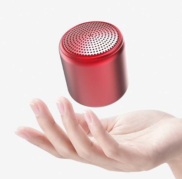 Портативная мини-Колонка inpods little fun, Беспроводная акустическая система с синим зубом, стереоколонка для душа