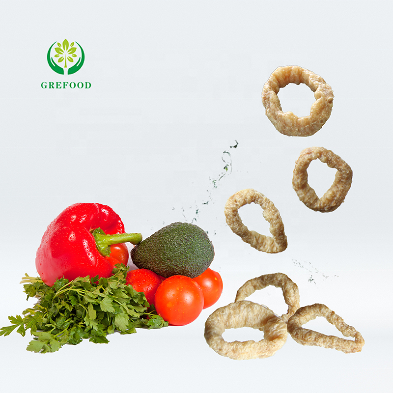 Кальмар, текстурированный соевый протеин, привлекательный Grefood TVP 2021, новинка, TSP, здоровая закуска TVP с халяльным сертификатом, больше волокон TVP