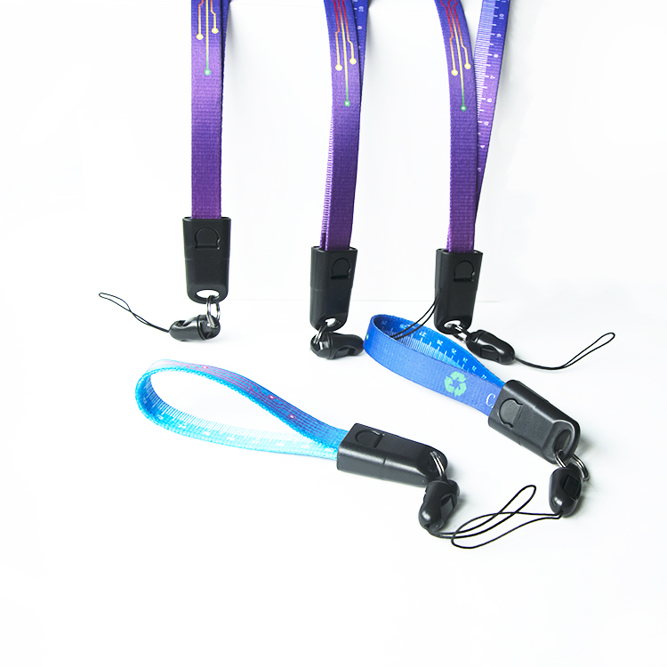 2021 Amazon trend hot sale color printing custom vape lanyard with high quality usb cable for OXVA