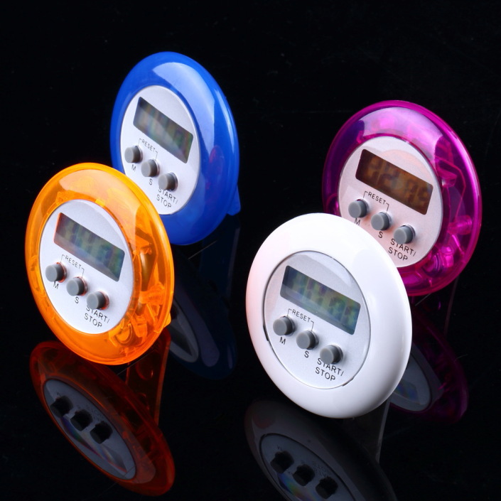 novelty digital kitchen timer Mini LCD Count Down Clip Alarm DH9680