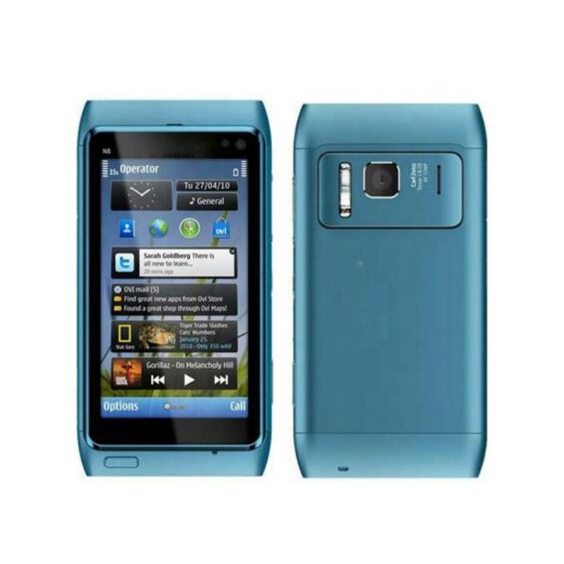 Оригинальный N8 для мобильного телефона Nokia, 3,5 дюйма, емкостный сенсорный экран, камера 12 МП, 3G, разблокированный для сотового телефона nokia N8