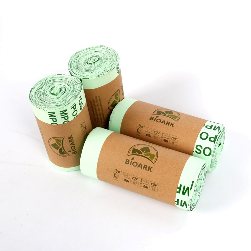 Economically And Conveniently Colored Biodegradable Cornstarch Trash Bags Shopping Bag With Cheap Price Low MOQ