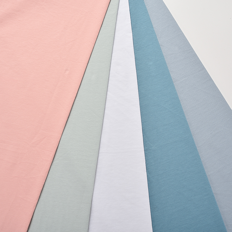 Combed Cotton Nylon Knit Fabric T Shirts Knitted Fabric In Kilogram