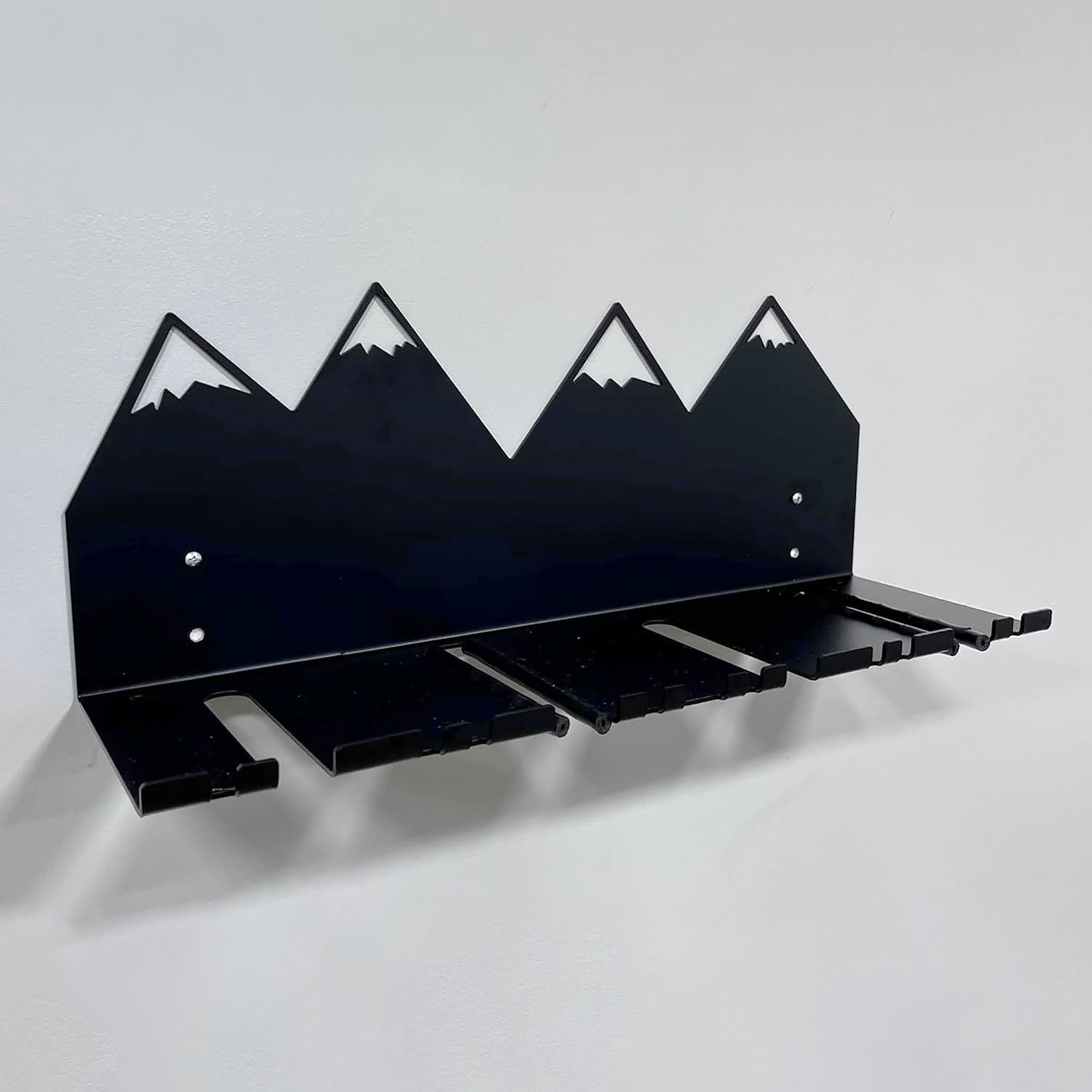 Fanghua ski wall mount rack, heave duty wall mounted shelf for ski and ski poles