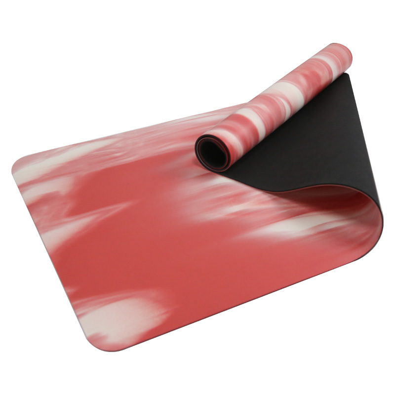 Keepeak Anti Slip Natural Rubber Pu Leather Eco Friendly Yoga Mat
