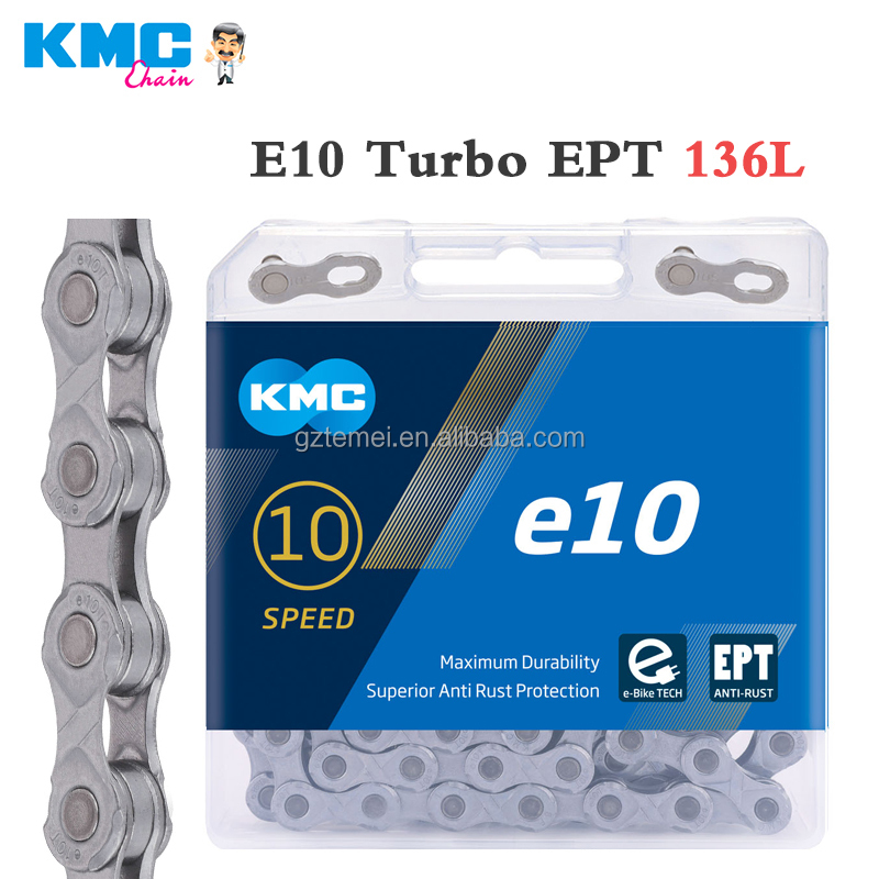 КМК E10 EPT для е-байка 10 скоростей инструмент для демонтажа цепи велосипеда (136 ссылки MTB дорожный велосипед 10 S антикоррозионные цепи с отсутствующими ссылка