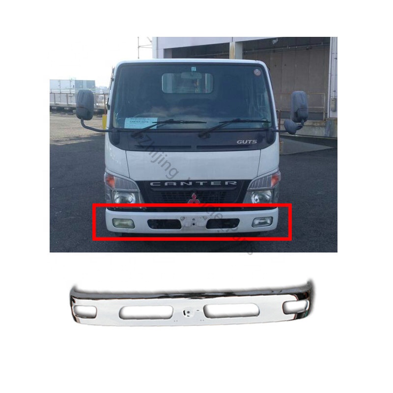 Хромированный передний бампер, запасные части для кузова грузовика Mitsubishi Fuso Canter 2006