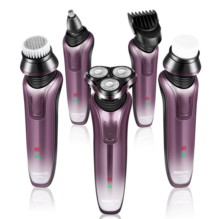 Made 5 in 1 Waterproof Mens Electric Shaver, Portable Travel Rechargeable Electric Shaver