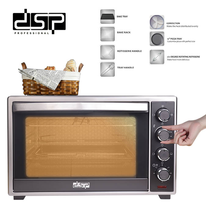 DSP 48 Litter 5 in 1 accessories Bake pan rotisserie baking electric oven toaster oven ovens