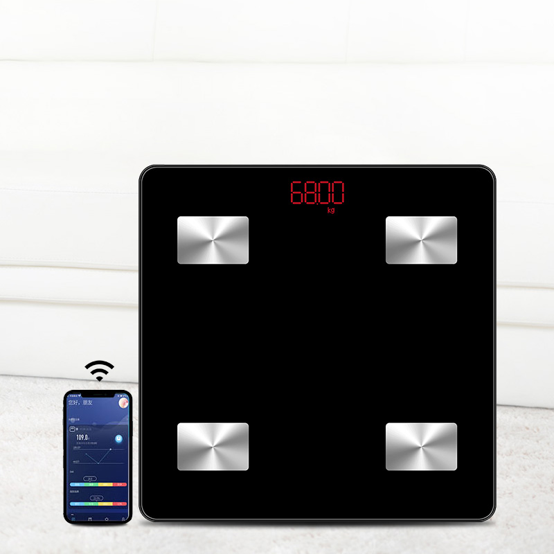 Цвет черный, белый; 180 кг Xiaomi Huawei 360 жира тела сканирования весы Smart Bluetooth весы жировых отложений для гостиной
