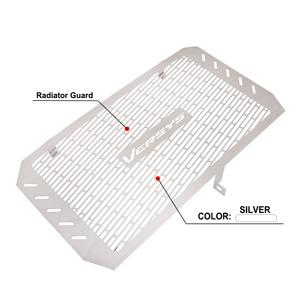 JFG Motorcycle Parts Motorbike Versys1000 Grill Radiator Guard Cover Protector For Kawasaki