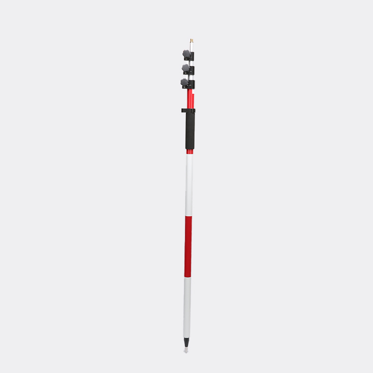 PLS46-4 High Quality adjustable 4.6m telescopic aluminum prism pole