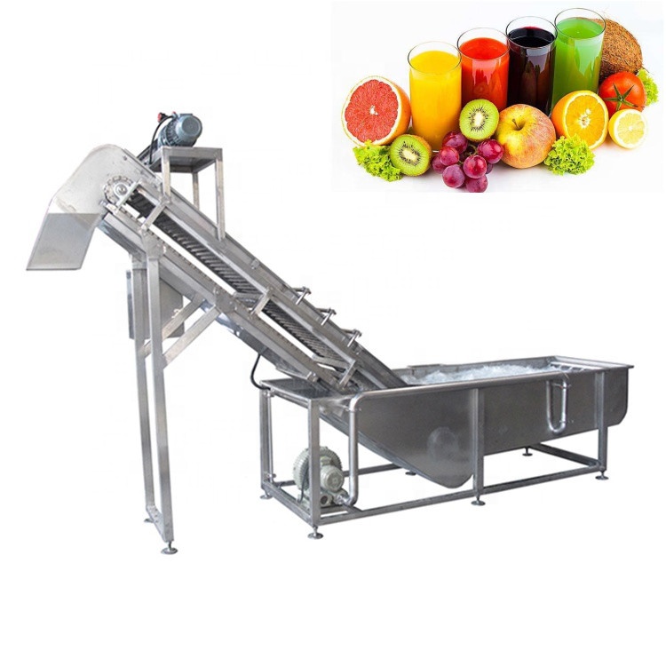 Lemon/orange/ mango fruit washing and spinach, lettuce, potato vegetable washing equipment