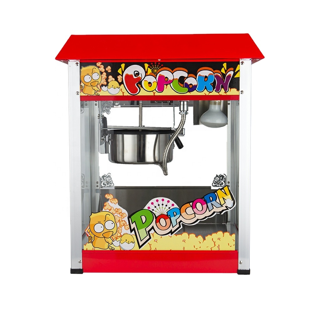 Commercial cinema popcorn machine big electric automatic popcorn maker