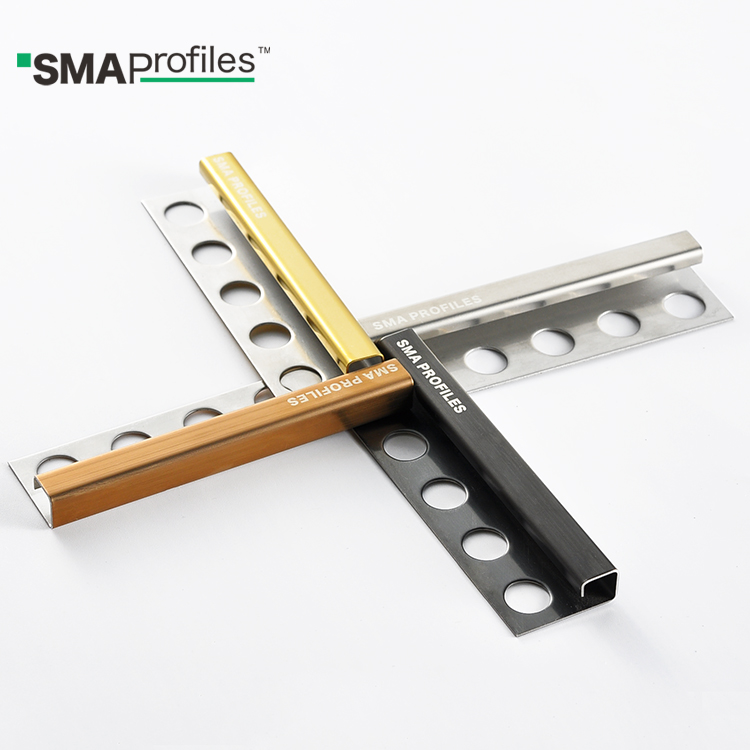 SMA Free sample tile accessories corner profile stainless steel edge trim