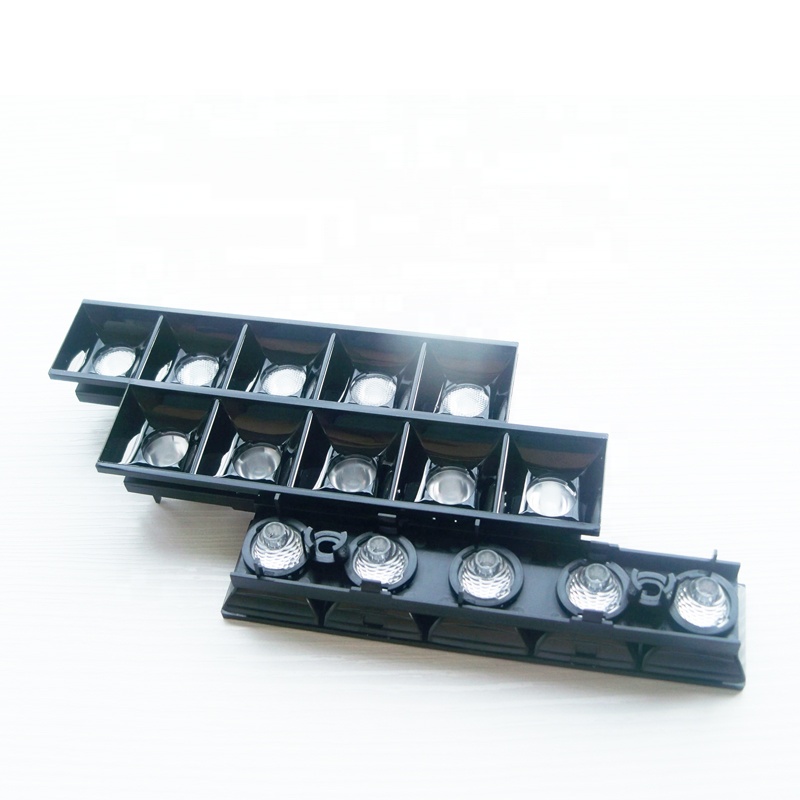 High Quality 5in1 Linear Light Optics Lens For Cree Xpe-Osram Oslon-Luxeon 3535-Seoul Z5 Led