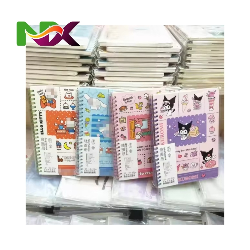 Soft Anime A5 Notebook for Girls - Kawaii Cartoon Stationery Gift with Customization Options